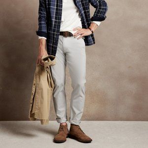 Skinny chino - Banana Republic - gray/grey